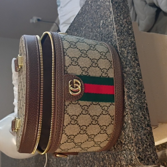 Source Unknown Brown and Green Mini Bag - Picture 3 of 10